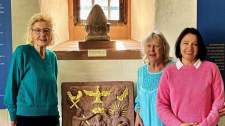 Steinbild, das einst das Rincker-Haus zierte