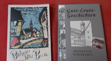 Die beiden Bücher „Bischemer Bösi Buwe“ von Hugo Pahl und „Gute-Leute-Geschichten“ von Werner Krug